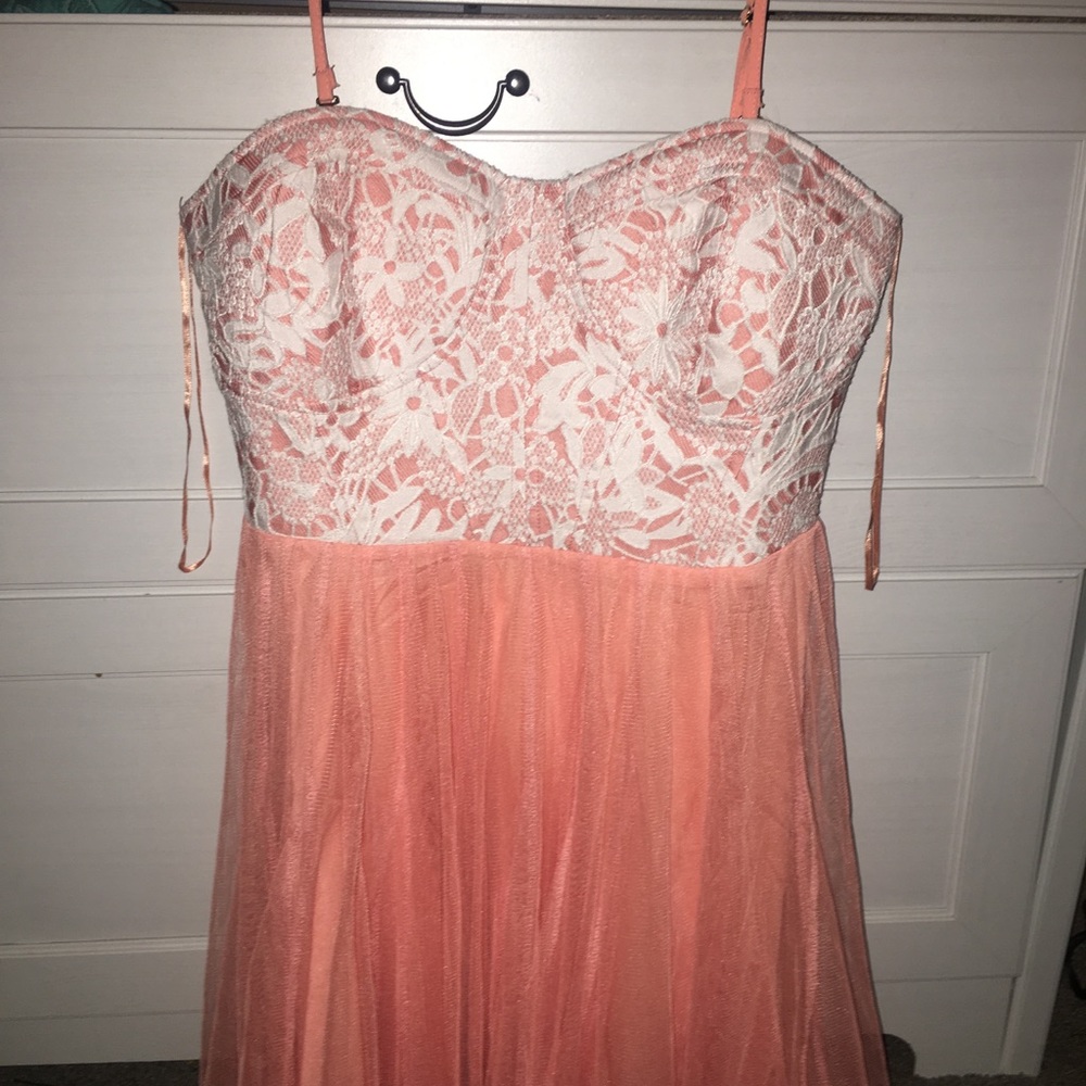 Peach Dress